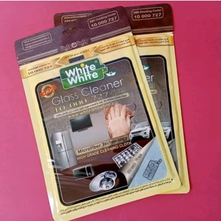 دستمال وایت اند وایت اصلی.    (دستمال سیرابی) 