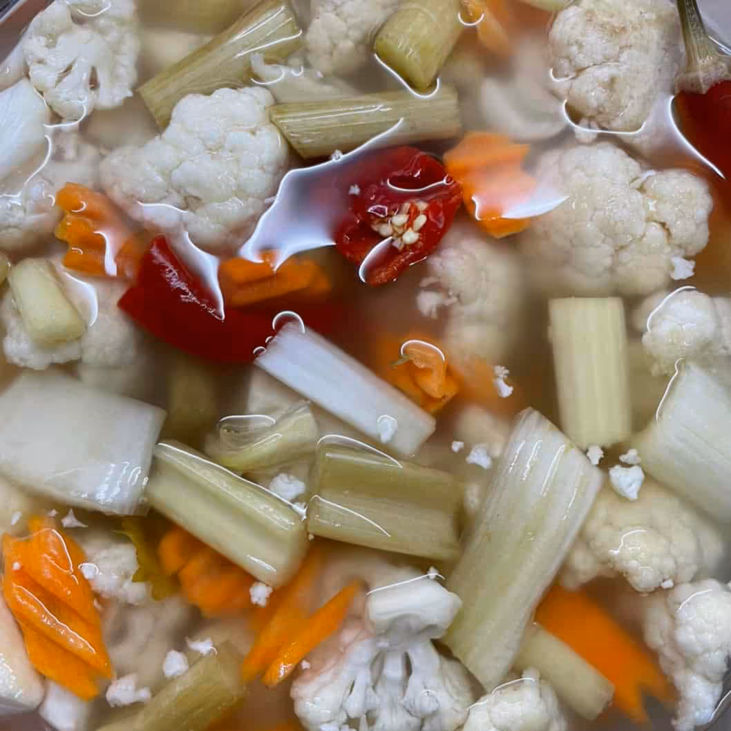 شور(گل کلم هویج کرفس فلفل)250گرم