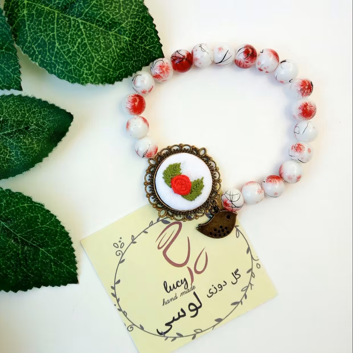 دستبند گلدوزی شده کشی کد082