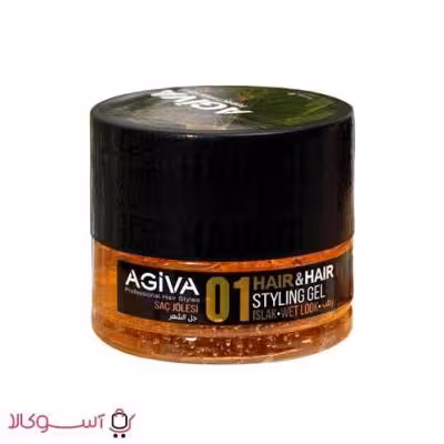 ژل حالت دهنده مو آگیوا مدل wet look 01 حجم 200 میل