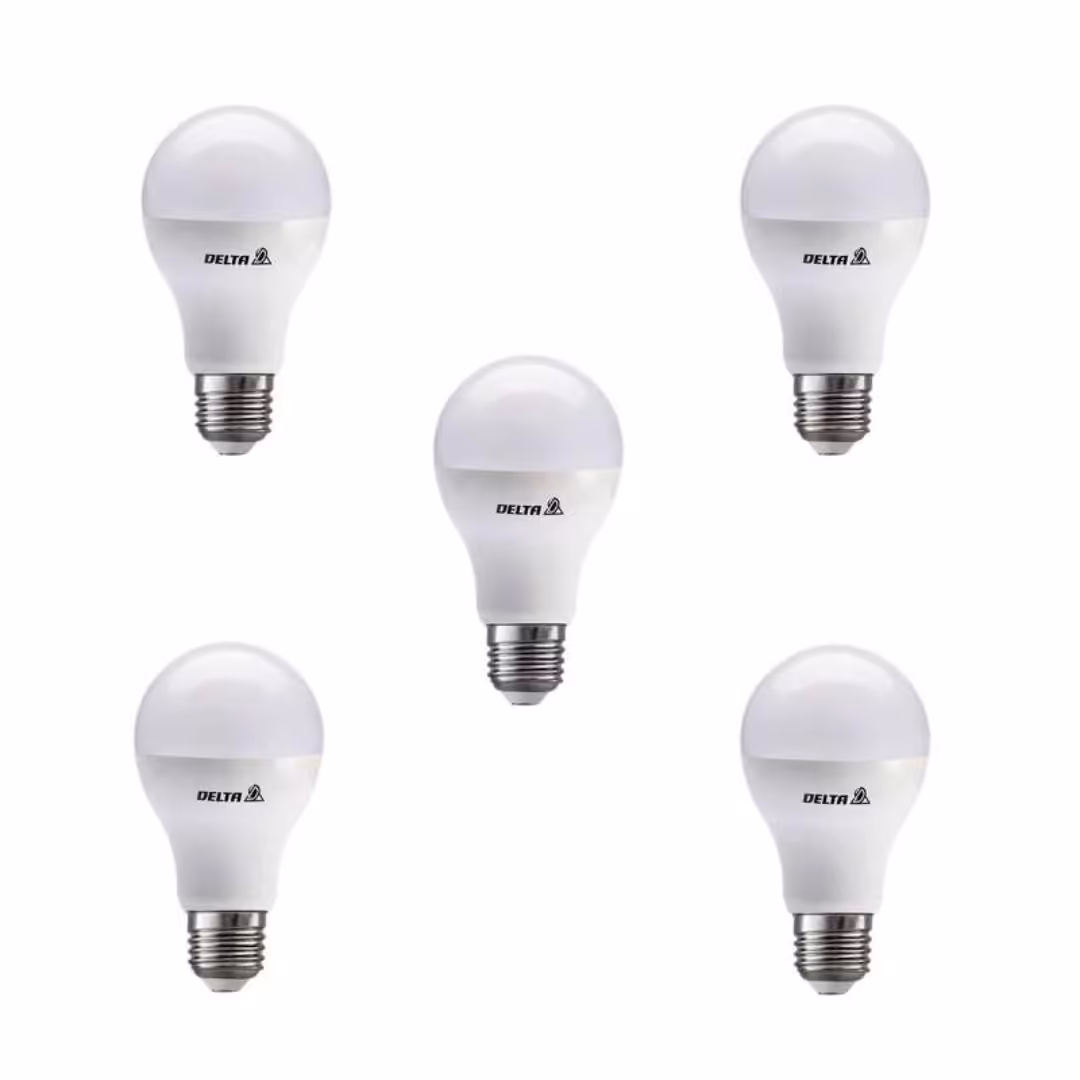 لامپ ال ای دی 10 وات دلتا بسته 5 عددی نور سفید