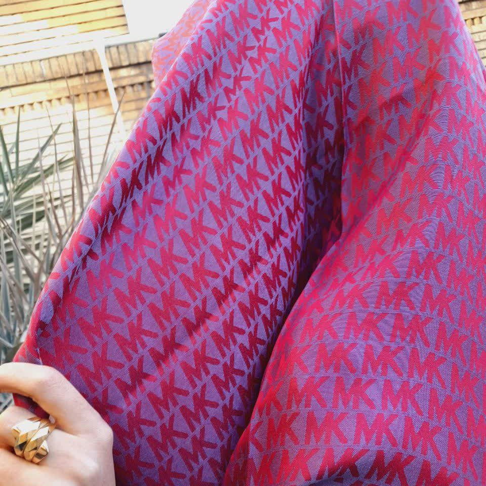 روسری نخ ابریشم ژاکارد