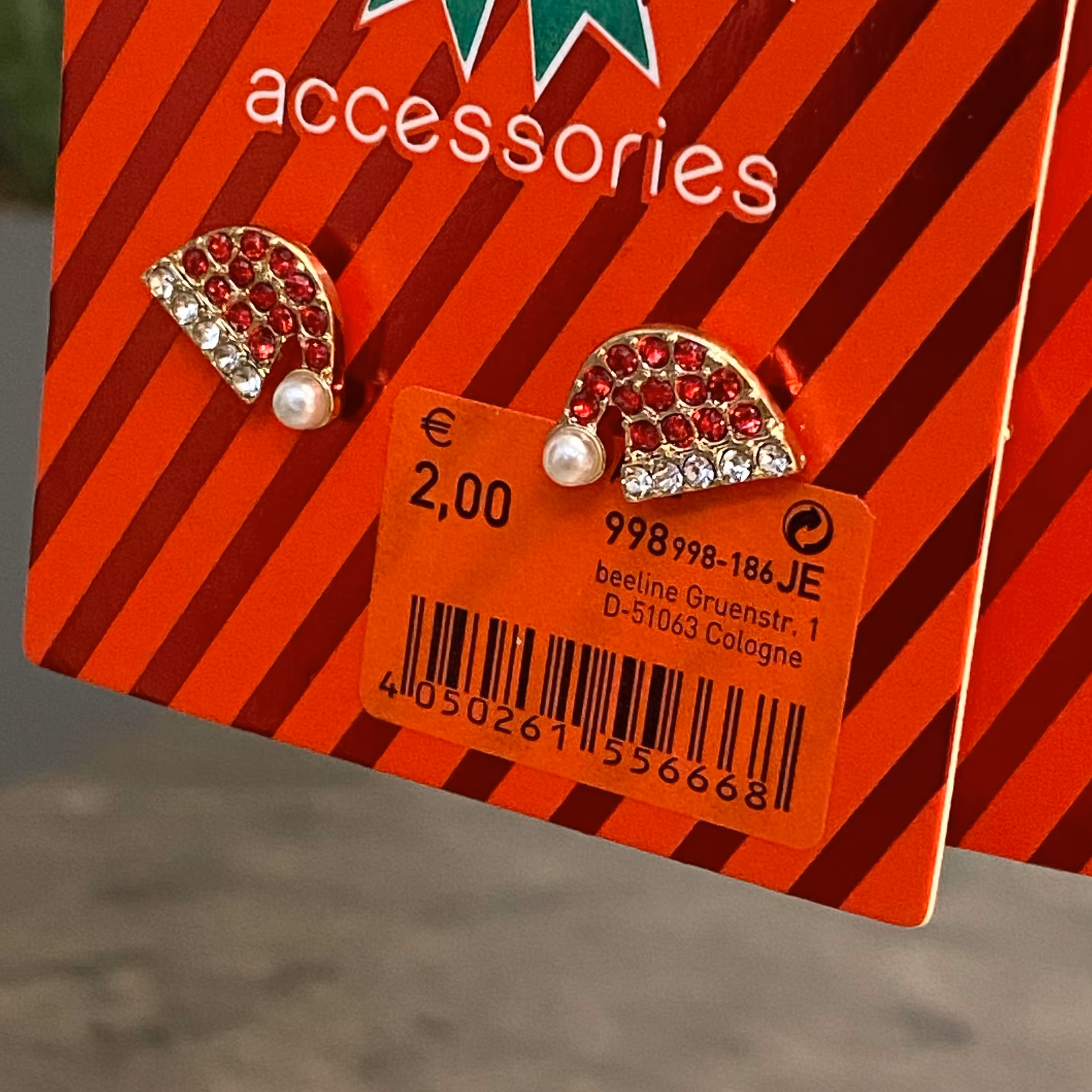 گوشواره ی کلاه تمام نگینخاص و زیبامناسب کادو