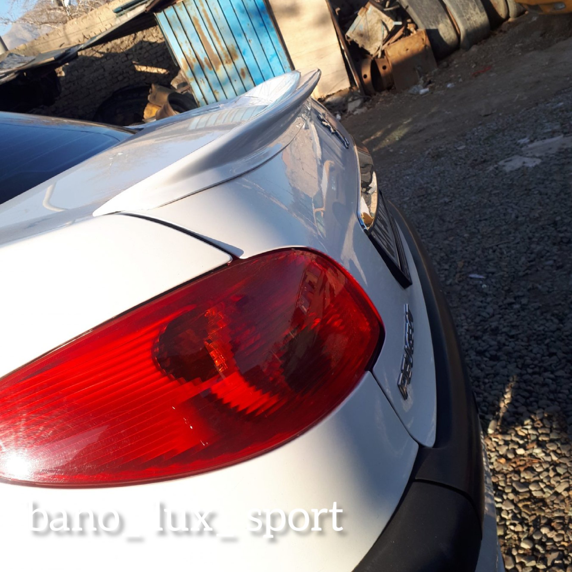 باله صندوق پژو 206 و پژو 207 صندوقدار SD رنگ خام قابلیت رنگ پذیری نصب آسان با چسب اکواریوم