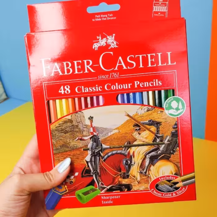 مداد رنگی 48 رنگ برند (فابر کاستل)