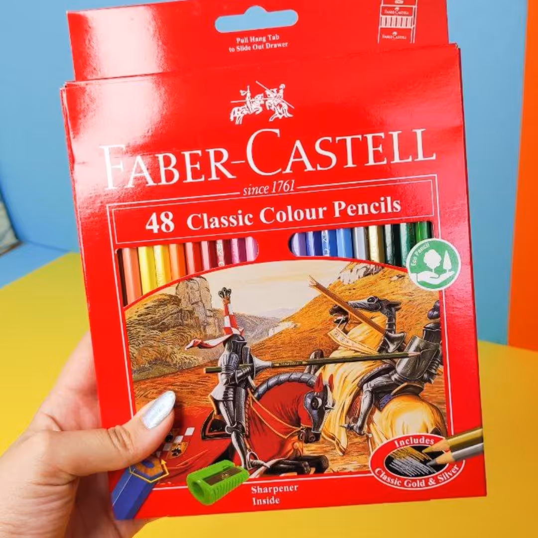 مداد رنگی 48 رنگ برند (فابر کاستل)