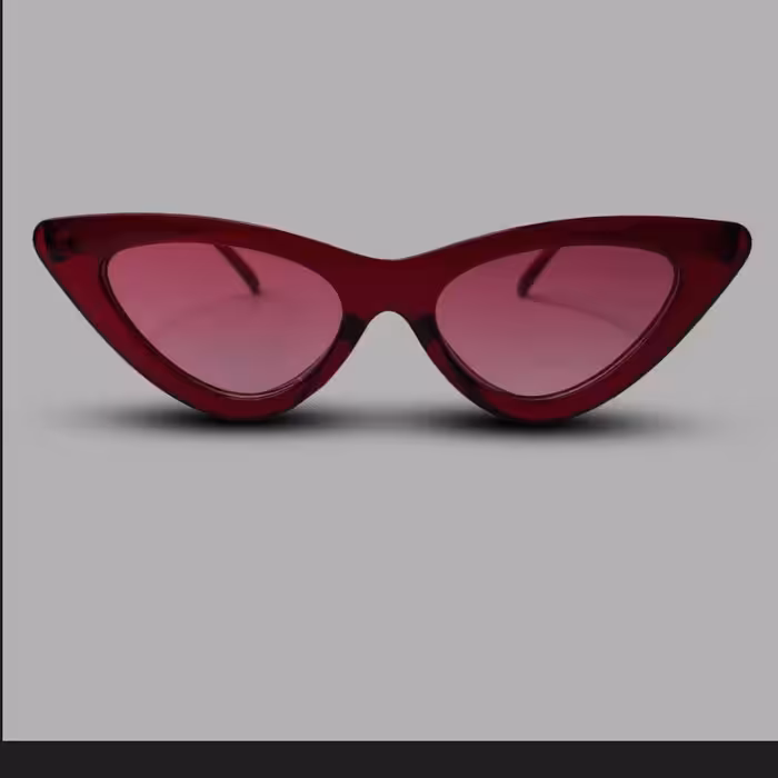 عینک دودی قرمز ترند 2023 مارک گوچی uv400