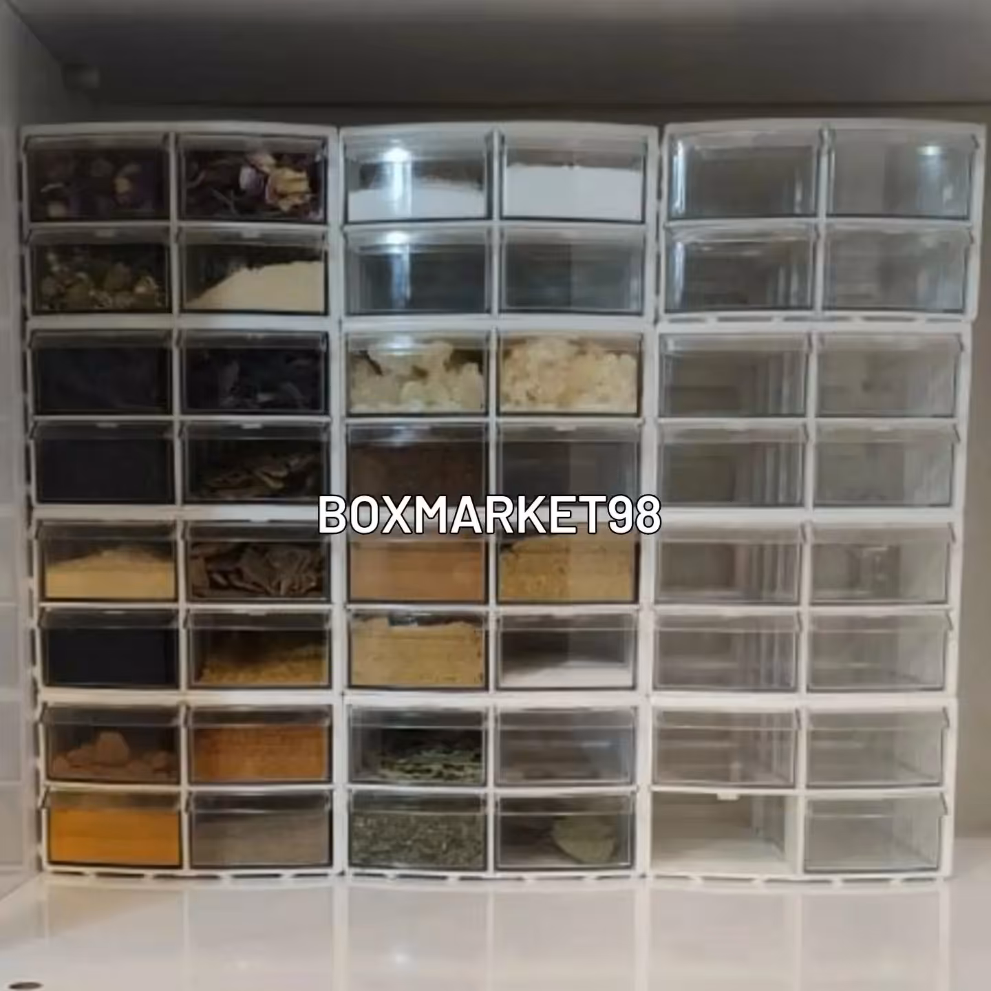 باکس ادویه ی ریلی(هرکشو 40گرم گنجایش)باکس مارکت