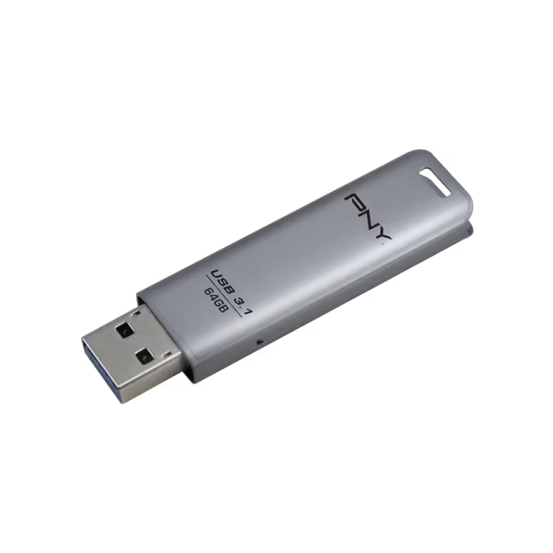 فلش مموری پی ان وای مدل Elite Steel 3.1 USB ظرفیت 64 گیگابایت
