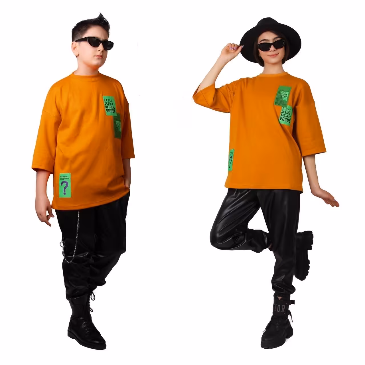 تیشرت لانگ اسپورت ست خواهر برادری تیشرت بچگانه