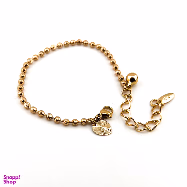 دستبند گوی با آویز قلب ژوپینگ کد XWB0015