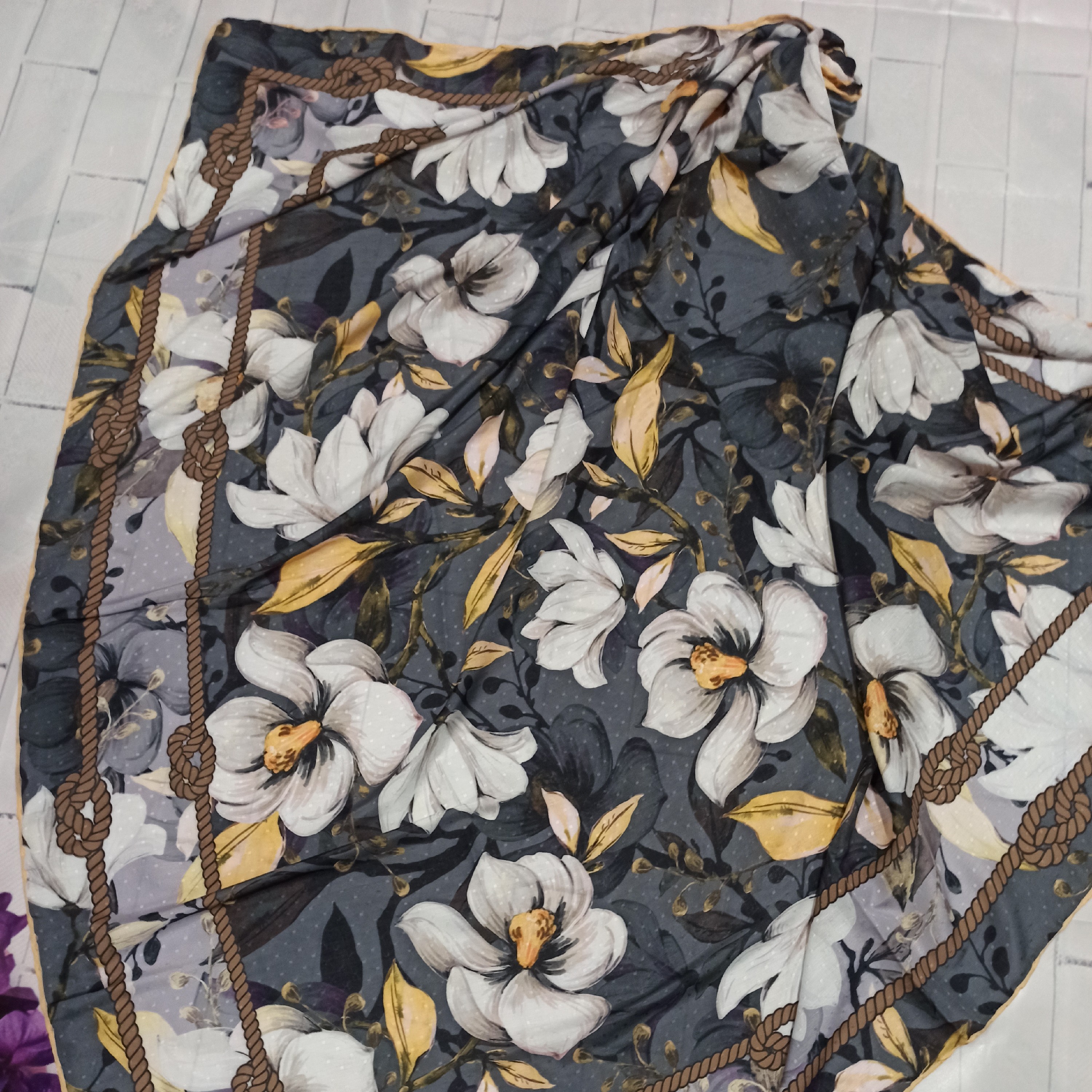 روسری نخی قواره 140