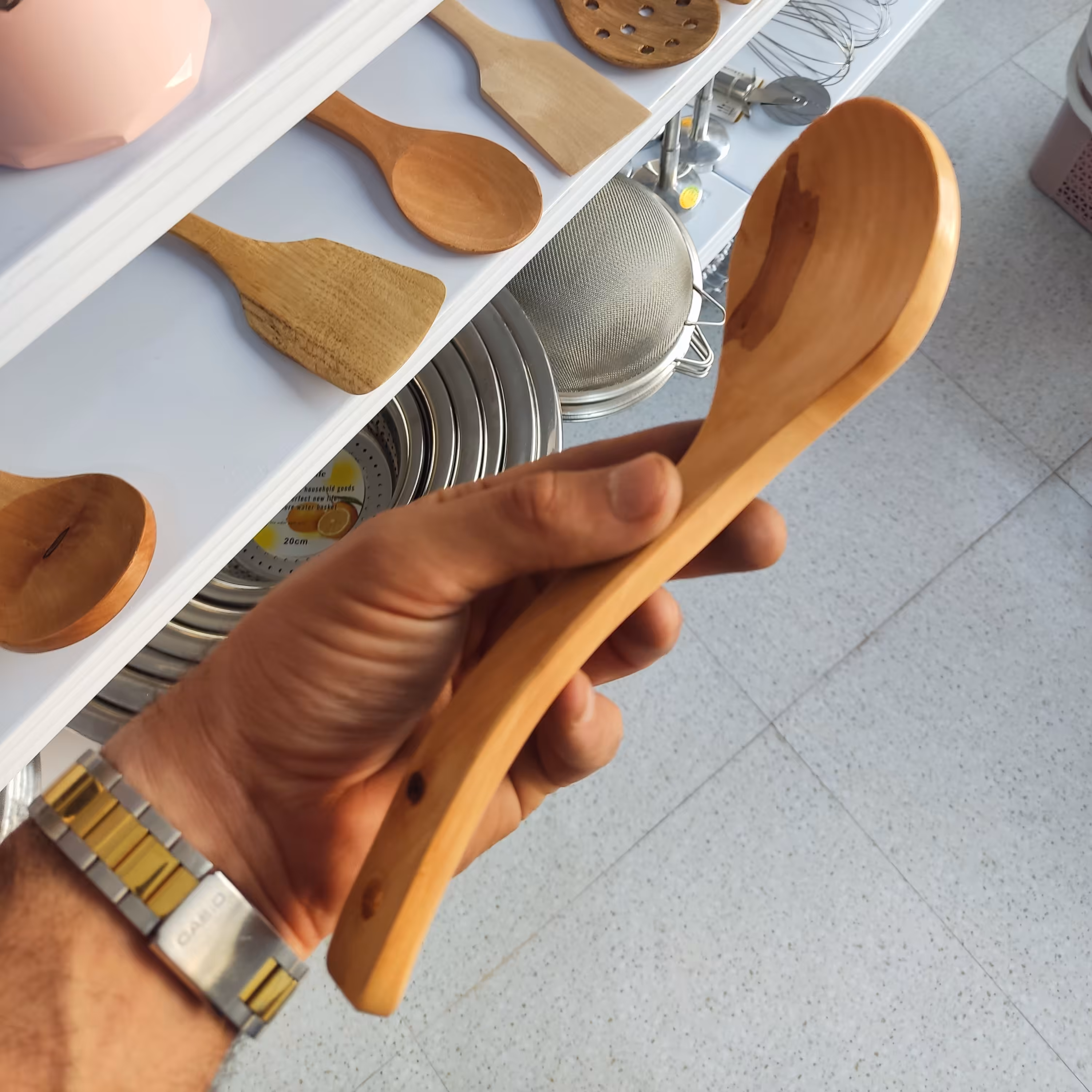 ملاقه چوبی کوچک