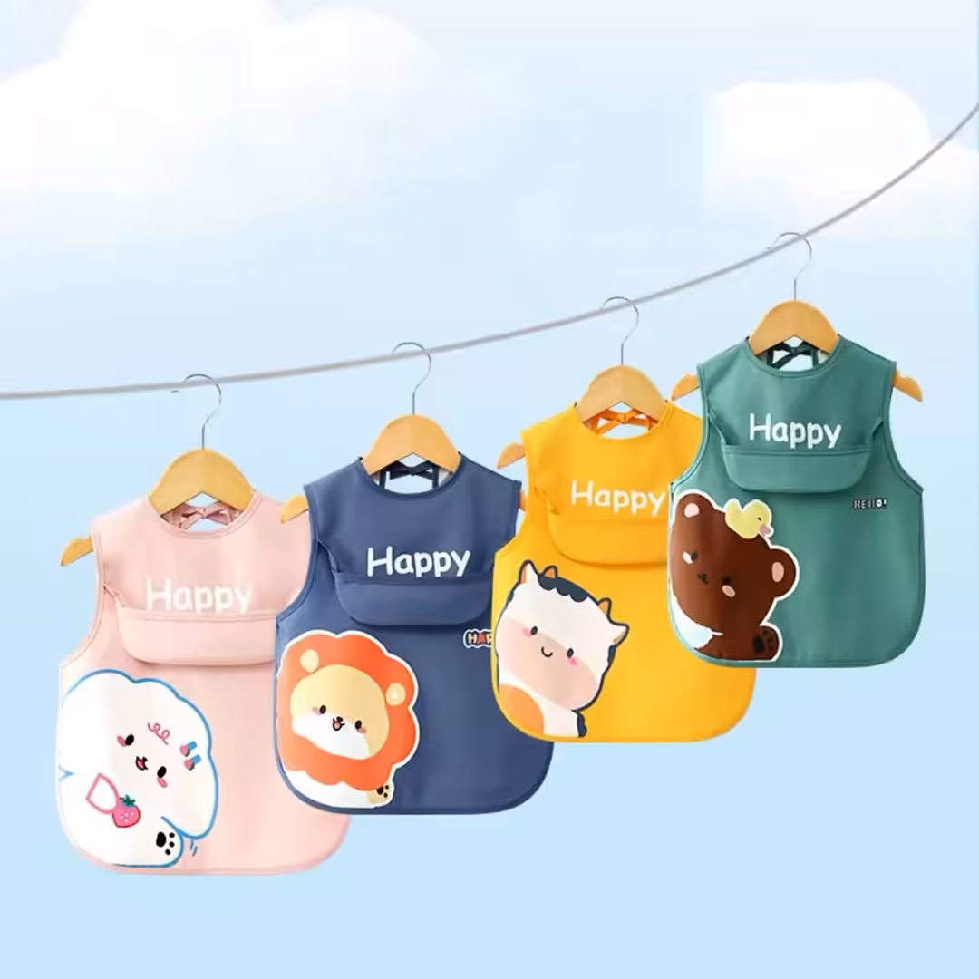 پیشبند آستین حلقه ای کودک