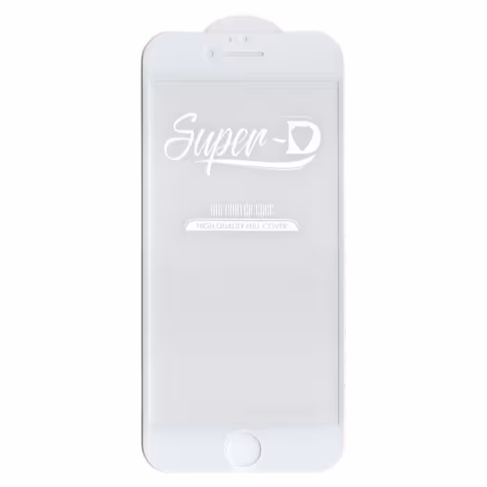 گلس شیشه ای سوپردی SuperD اپل Iphone 6 Plus - 6S Plus رنگ سفید