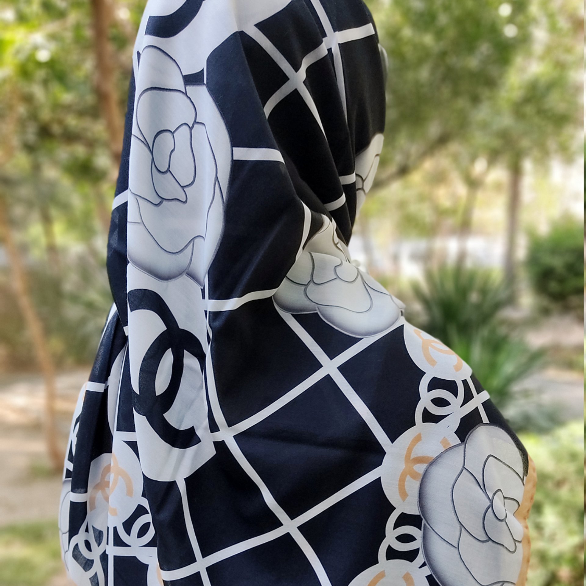 روسری نخی مجلسی و شیک با ارسال رایگان