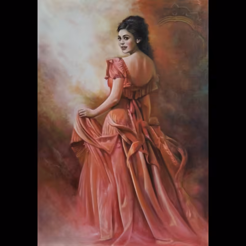 تابلو نقاشی رنگ و روغن کد 74411