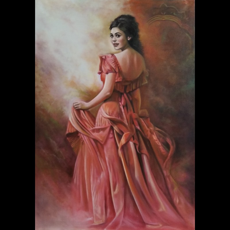 تابلو نقاشی رنگ و روغن کد 74411