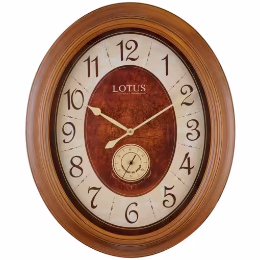 ساعت دیواری چوبی لوتوس مدل LEESBURG کد W-584