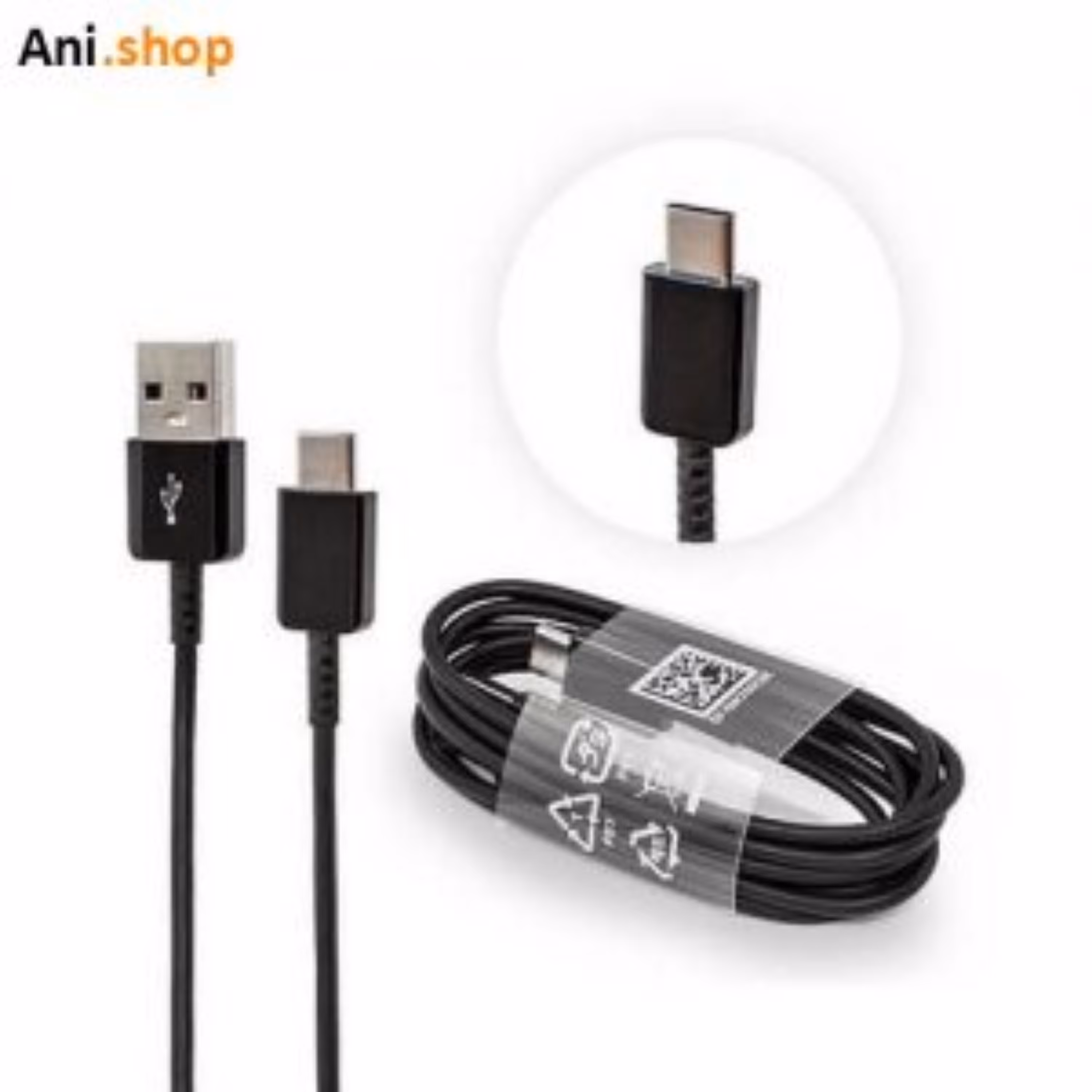 کابل شارژ و دیتا سامسونگ USB Type C  (مشکی)
