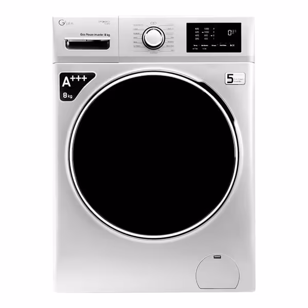 ماشین لباسشویی جی پلاس 8 کیلویی مدل GWM-K8220W