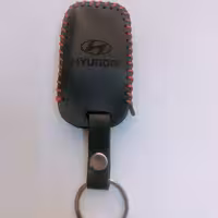 جاسوئیچی چرمی هیوندای کی لس 3دکمه سوناتا و توسان لاکچری چرم