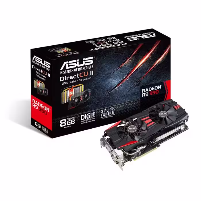 کارت گرافیک ایسوس مدل آر ناین 390 با ظرفیت 8 گیگابایت