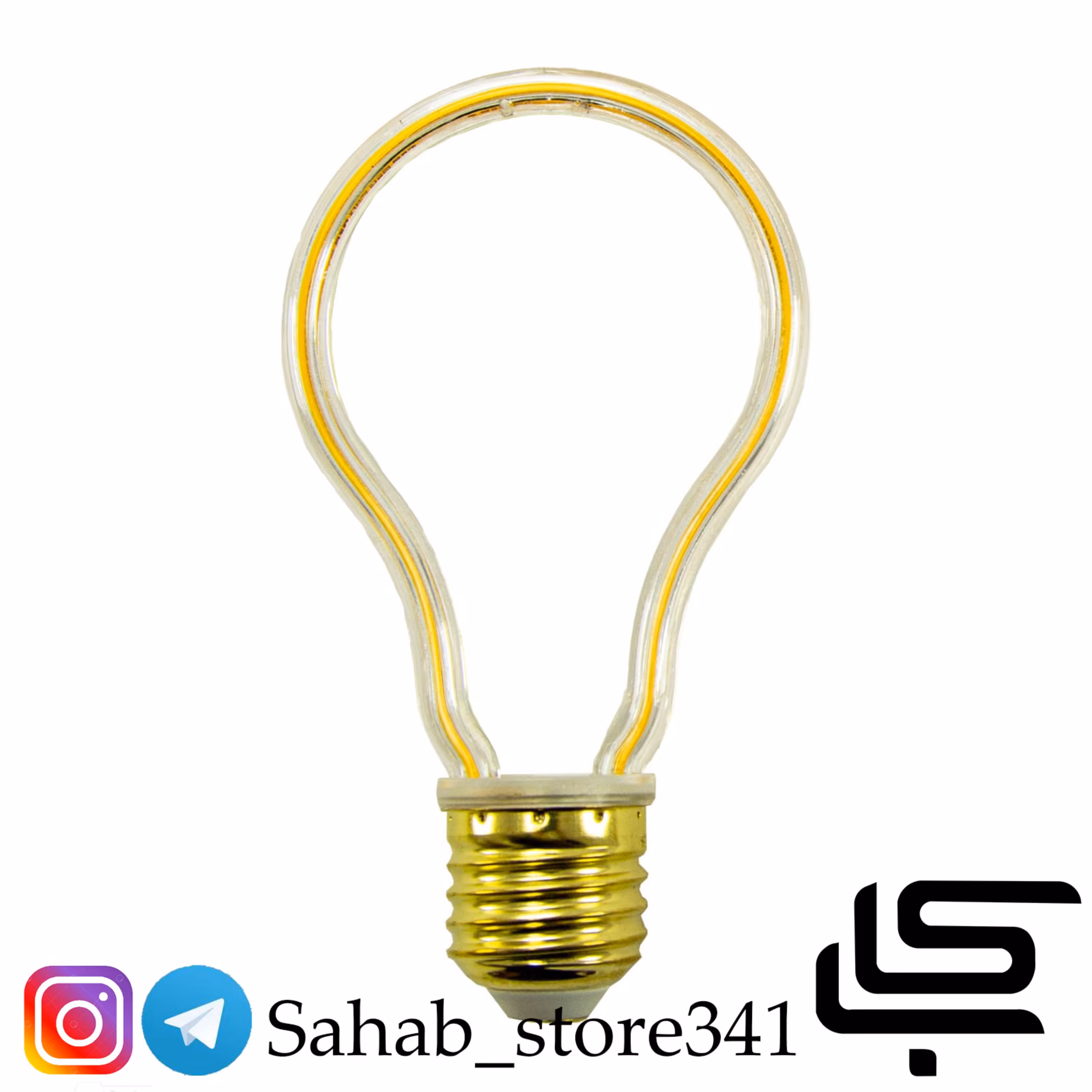 لامپ نئونی طرح لامپ