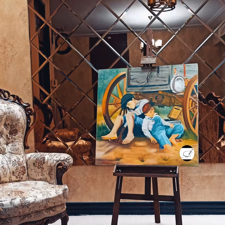 تابلو  رنگ روغن کد 5