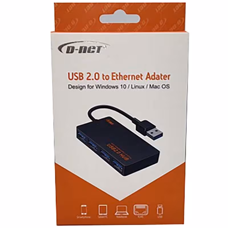 هاب 4 پورت USB 2.0 دی نت D-Net DT-422