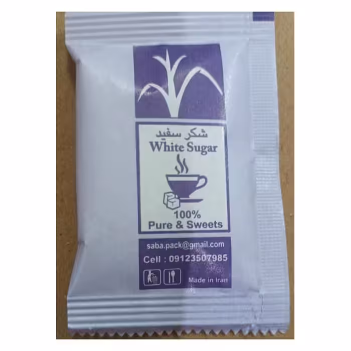 شکر تکنفره بسته بندی کاغذی 10 گرم  (در کارتن های 500عددی)