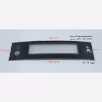 شیشه بخاری گازی جهان کار  خم  16 - 64