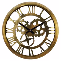 ارسال فوری   ضمانت اصالت کالا   ساعت دیواری آرتمیس رنگ  طلایی 12521