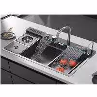 سینک آبشاری 5 کلیده سطل زباله دار 100cm