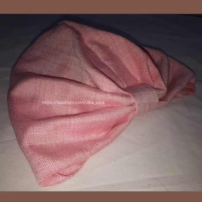 کلاه حمام پارچه دستباف و 100درصد نخ طبیعی(توبافی)