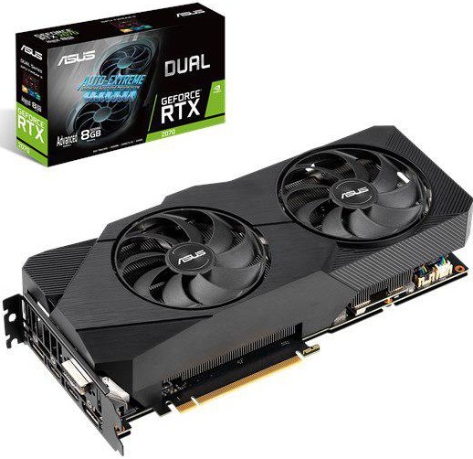 کارت گرافیک ایسوس مدل DUAL-RTX2070-A8G-EVO با حافظه 8 گیگابایت