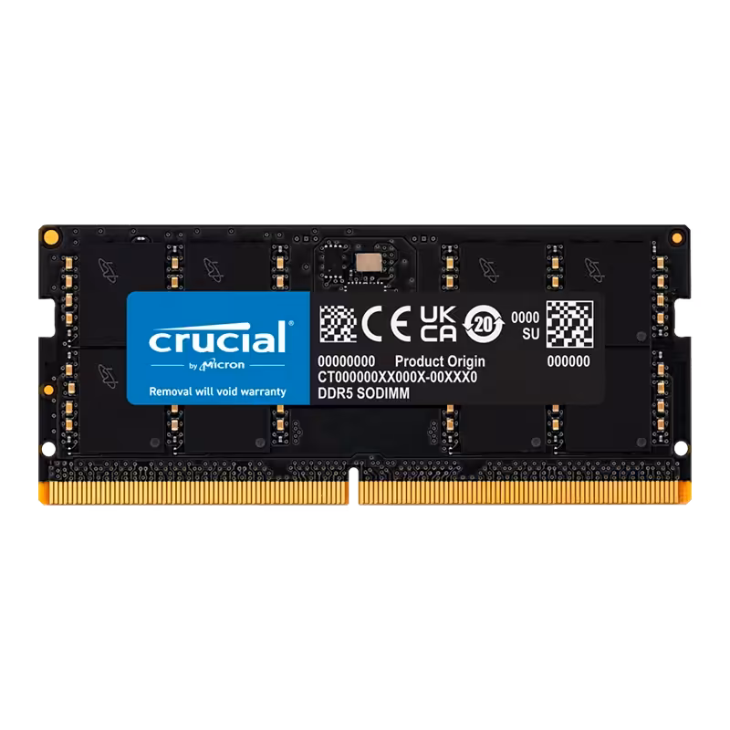 قیمت رم لپ تاپ تک کاناله کروشیال DDR5 5600MHz CL46 ظرفیت 32GB
