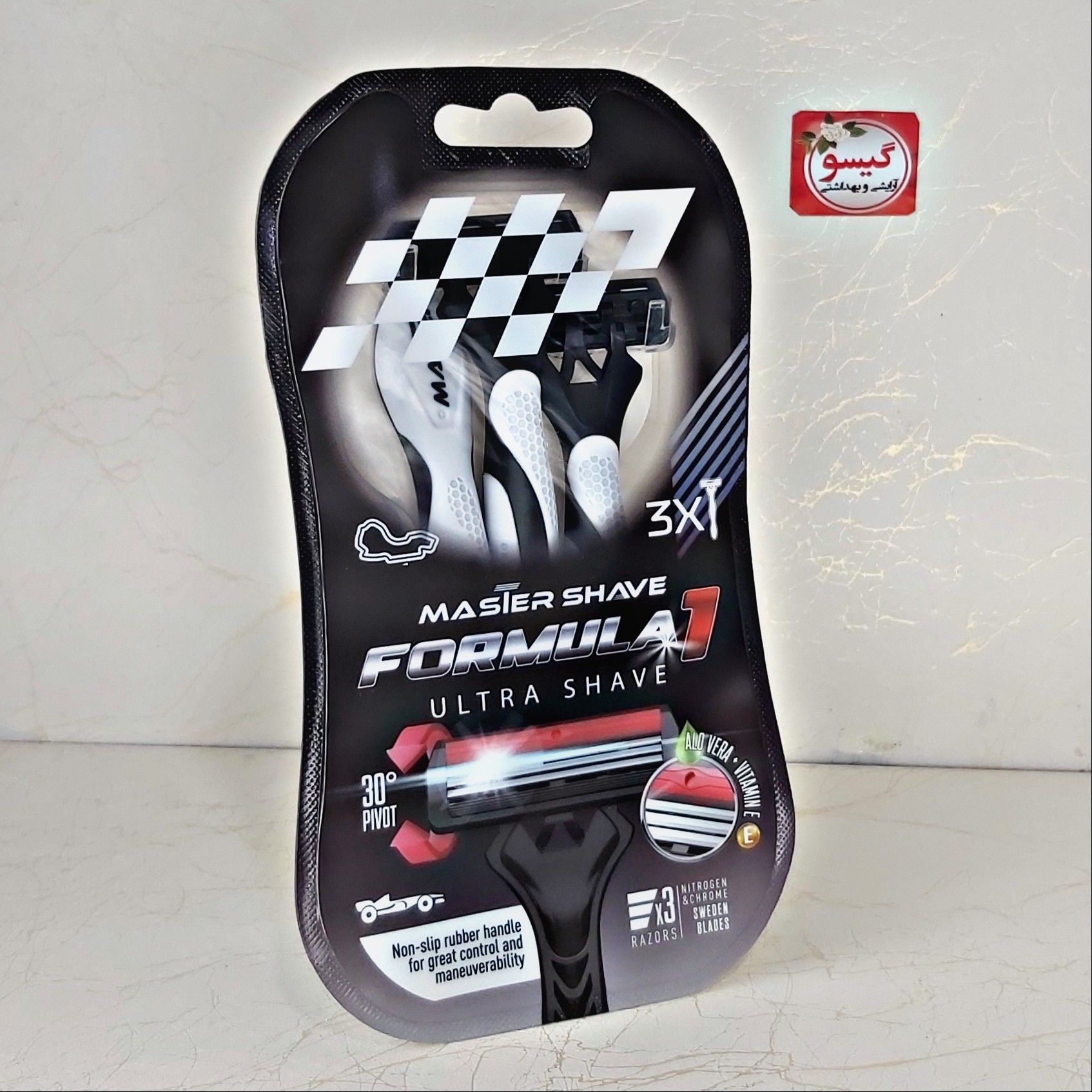 ژیلت سه لبه مردانه مدل فرمول 1 از برند Master shave