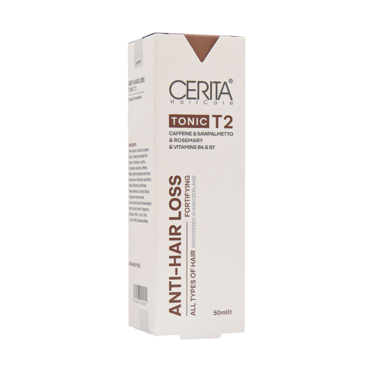 تونیک تقویت کننده سریتا مدل Anti Hair Loss Tonic T2 حجم 50 میلی لیتر