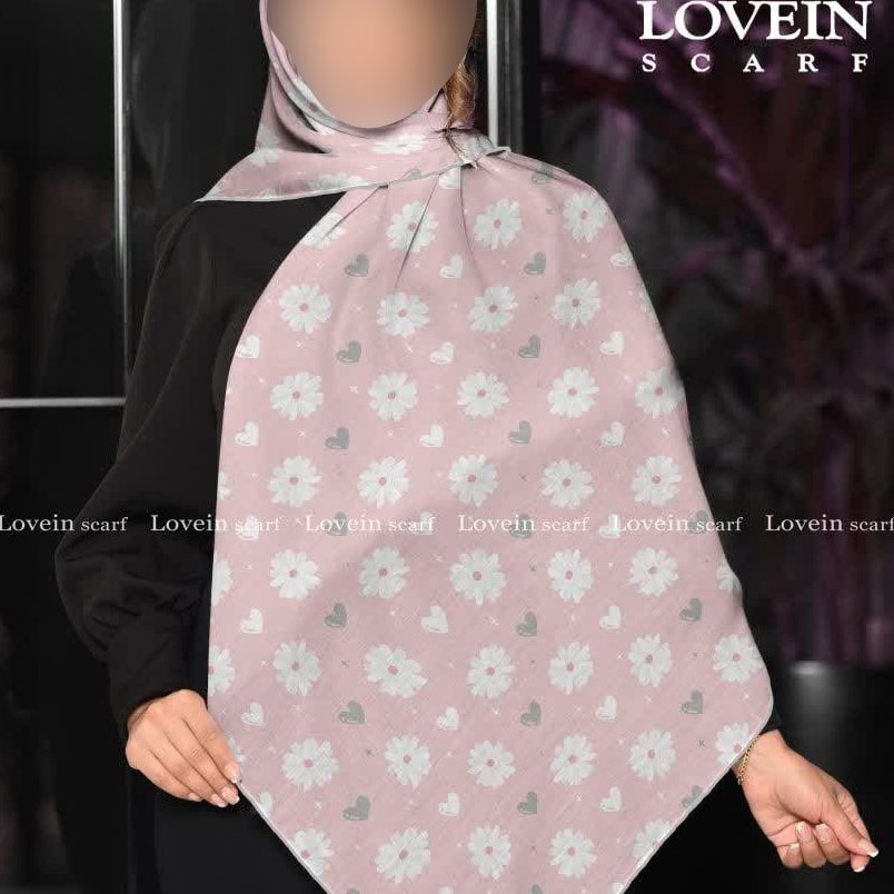 روسری طرح بابونه قواره 140