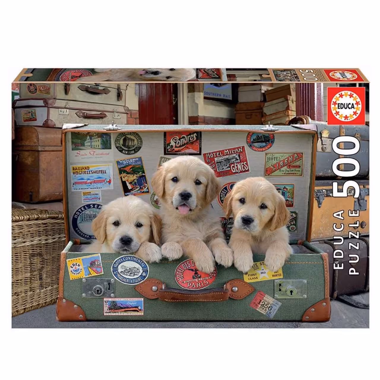 پازل 500 تکه ادوکا مدل pupies