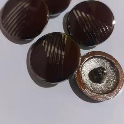 دکمه فلزی رزینی