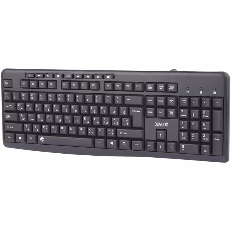 کیبورد USB بیاند مدل BK 3751Beyond BK 3751 USB Wired Keyboard
