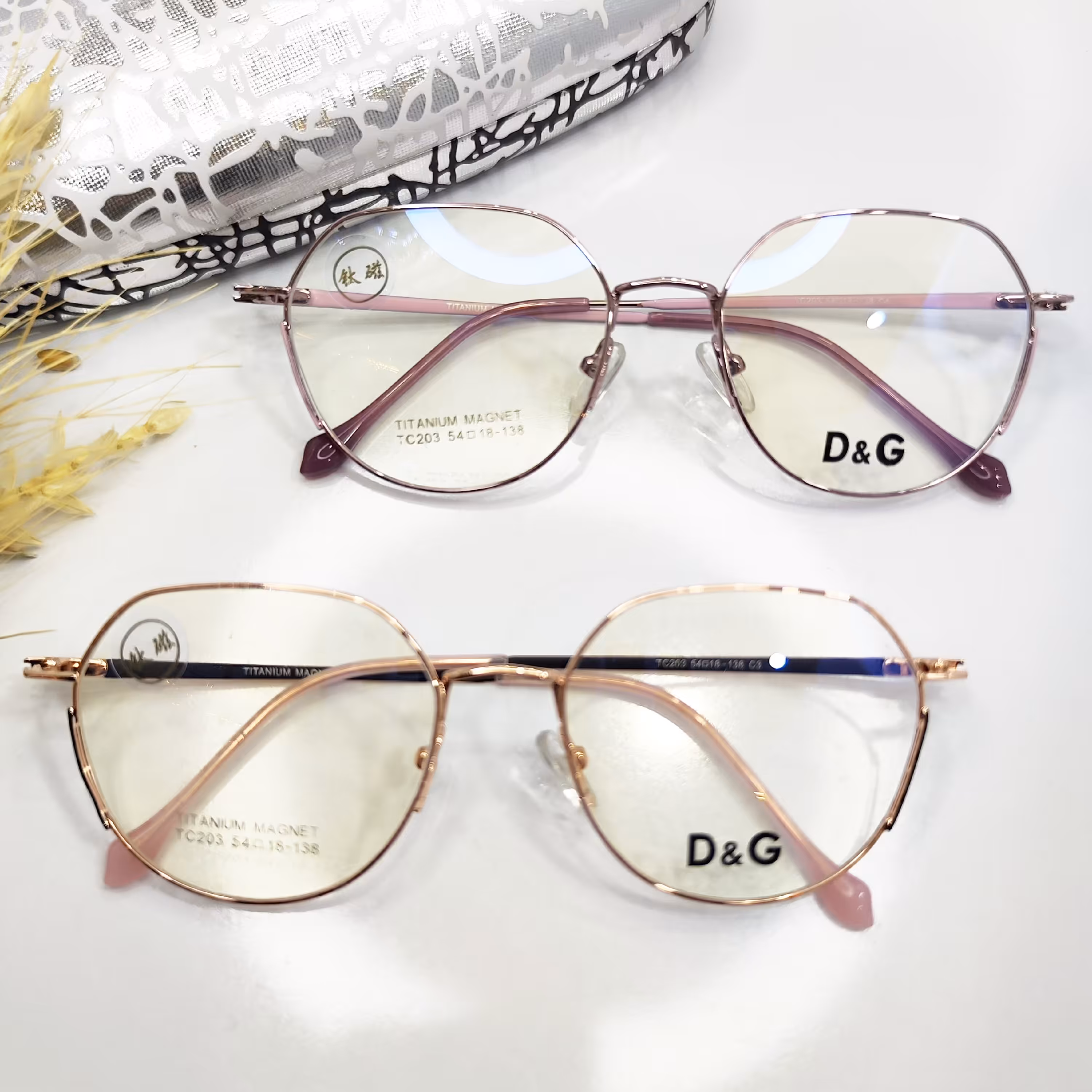 عینک فلزی فانتزی 50