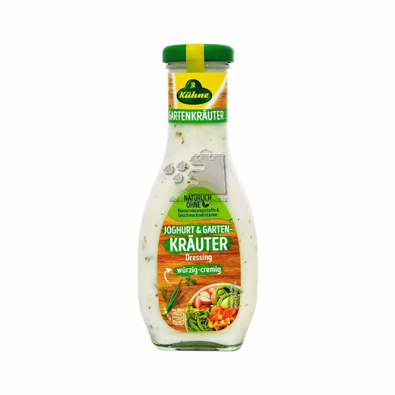 سس سالاد ماست و سبزیجات معطر 250 میل کوهن - kuhne