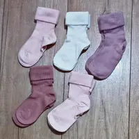 جوراب دخترانه برند TUانگلیس سایز4تا8ساله پک5جفتی طرح کبریتی