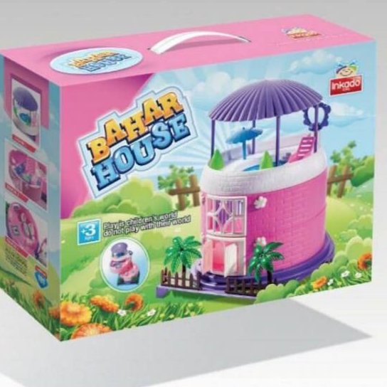 کلبه بهار، بازی دخترونه، مناسب 2سال تا 7سال، همراه با وسایل همراه 