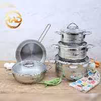 سرویس قابلمه استیل 9 پارچه برند RAD کد 1434