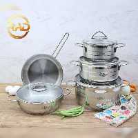 سرویس قابلمه استیل 9 پارچه برند RAD کد 1434
