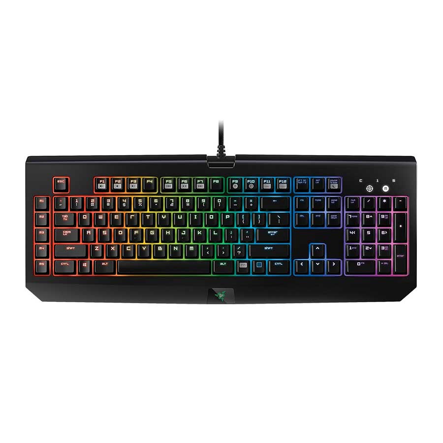 قیمت و خرید کیبورد گیمینگ باسیم ریزر مدل BlackWidow Chroma Green Switch | یاس ارتباط